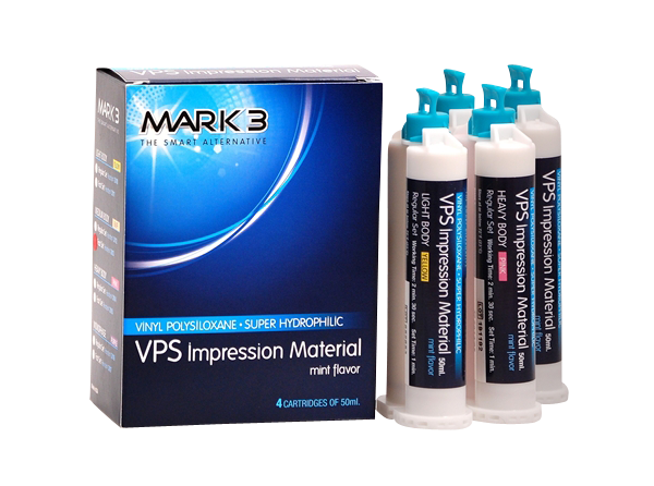 MARK3 VPS impression material 4 pack with box