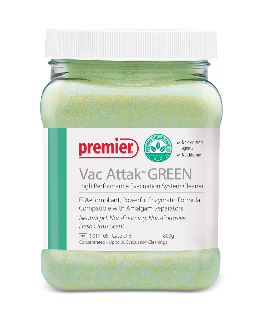 Vac Attak GREEN jar on transparent background
