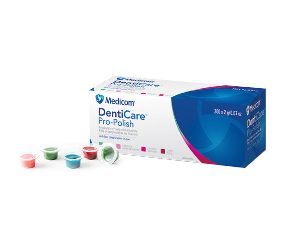 DentiCare Pro-Polish prophy paste unit dose cups with box