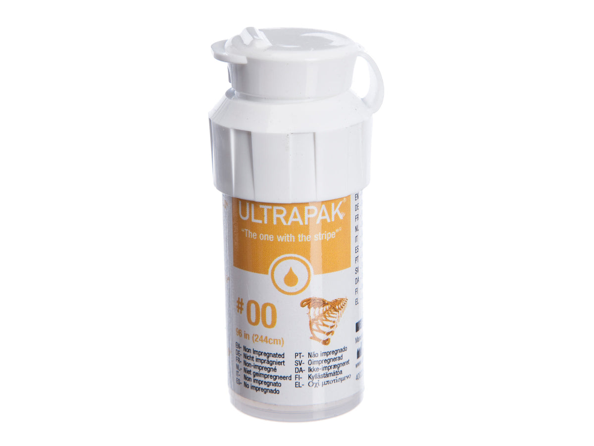 Ultrapak plain cord size #00 bottle
