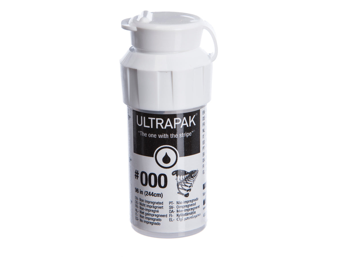 Ultrapak plain cord size #000 bottle