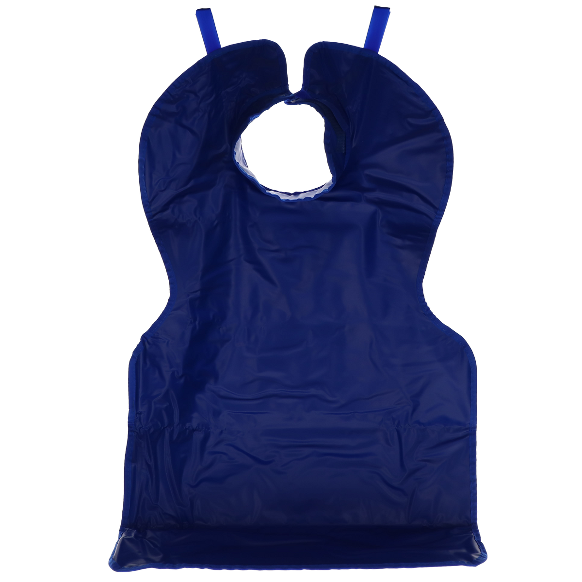 Adult blue lead apron with collar