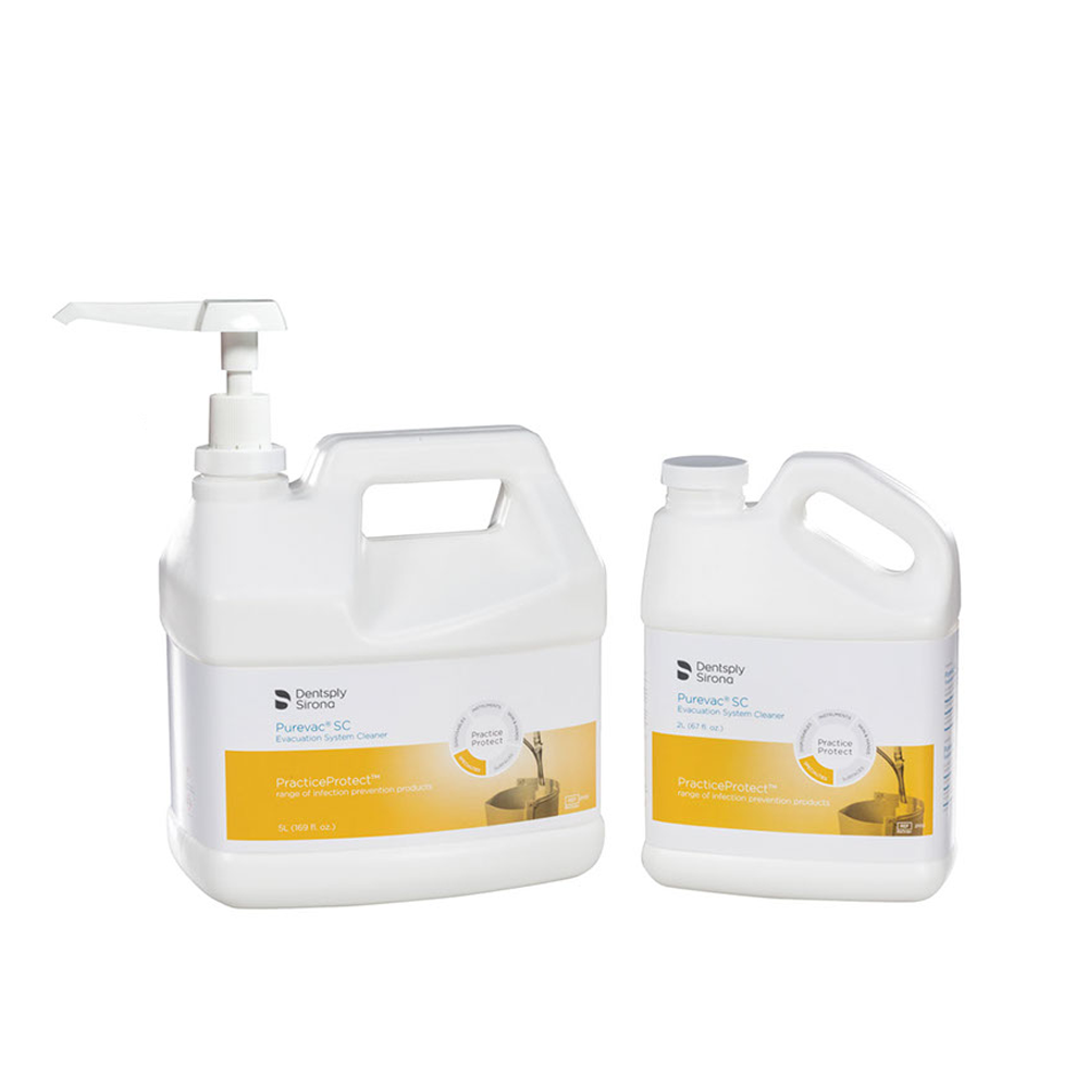 Purevac SC Evacuation System Cleaner 2 L and 5 L bottles
