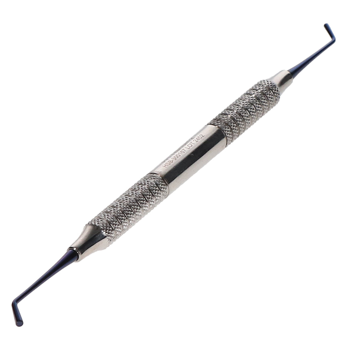 Plastic filling instrument, second angle
