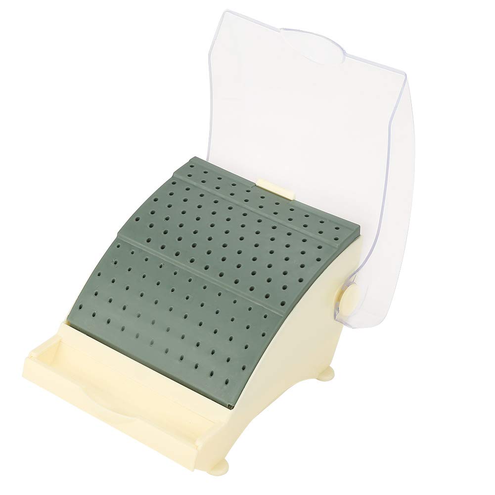 Plasdent large bur station with hinged lid, 142 holes
