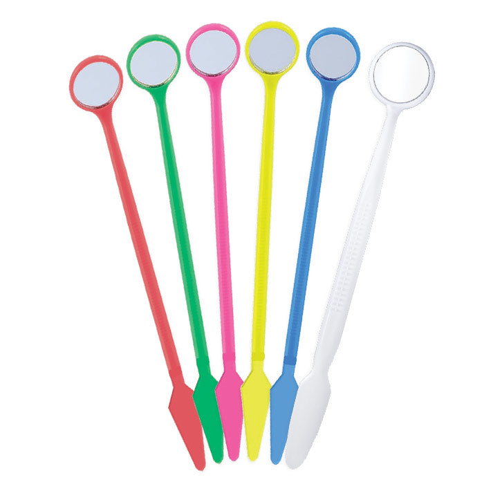 maxill disposable mirrors in assorted colours