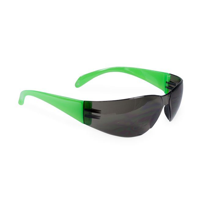maxill Frames Kids 265 with green arms and dark lenses