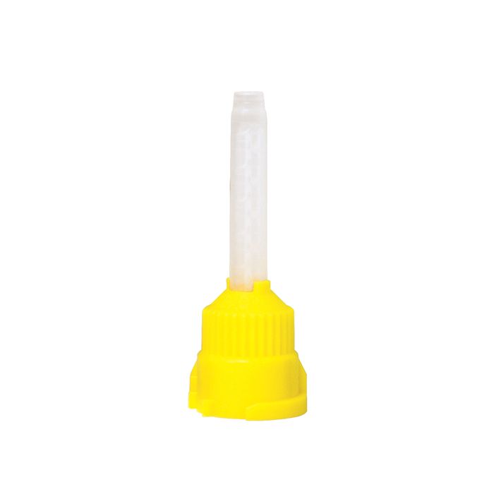 MIXPAC T-Mixer mixing tips, 30MM 1:1 RATIO Yellow | 48 per bag