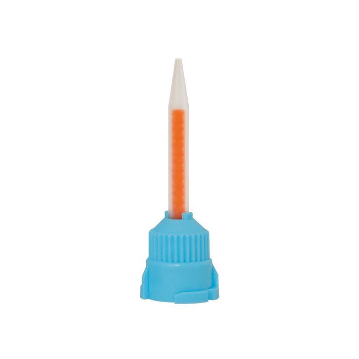 MIXPAC T-Mixer mixing tips, 39MM 4:1 RATIO Light Blue | 48 per bag