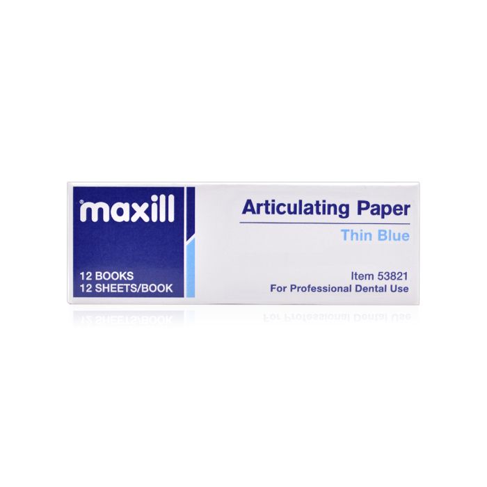 maxill Articulating Paper - Extra Thin Blue (38 microns), Thin Blue (71 Microns)