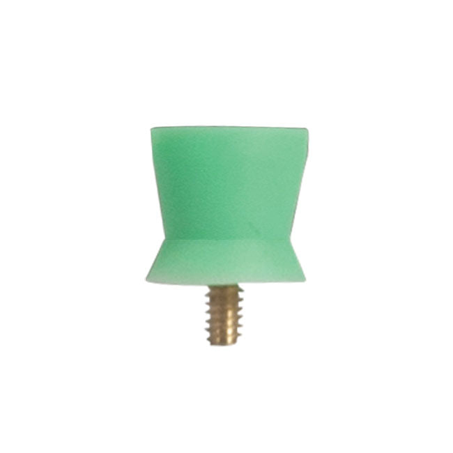 ipana Screw Type short prophy cup, Soft Green