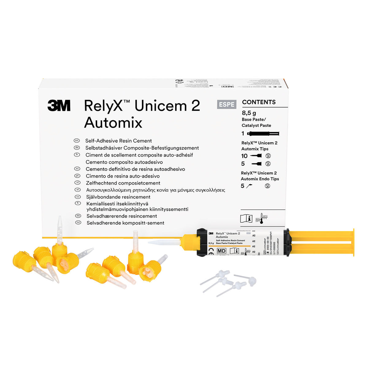 RelyX Unicem 2 Automix A2 refill with syringe and mixing tips