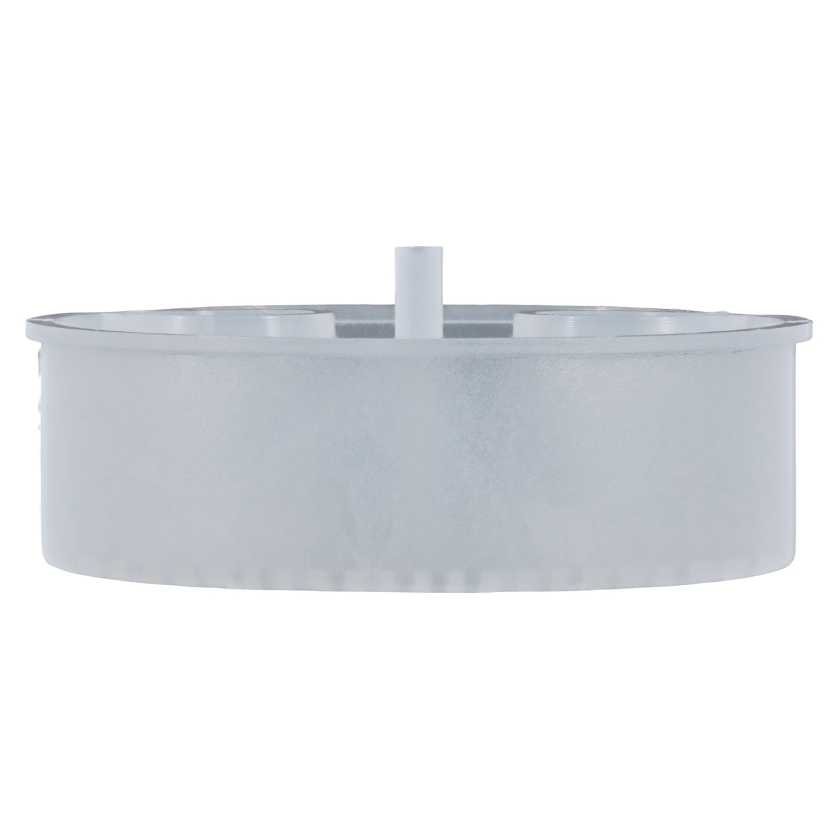 Side view of a disposable evacuation trap number 5503, 1 7/8 inch