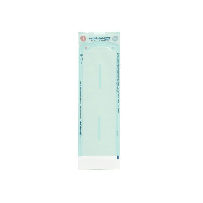 maxill steri-sox Multi-Channel Sterilization Pouches - 200 per box, 2 Channel Sterilization Pouches (3.8 in x 11 in)