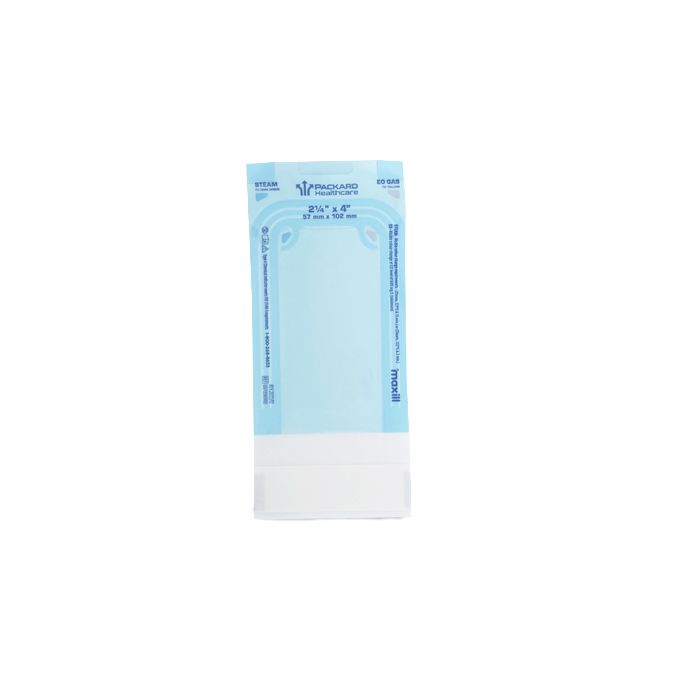 Packard Healthcare Self Sealing Sterilization Pouches - 200 pouches per box, 2.25 in x 4 in - 200 pouches per box