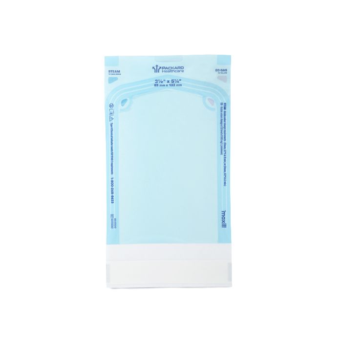 Packard Healthcare Self Sealing Sterilization Pouches - 200 pouches per box, 3.5 in x 5.25 in - 200 pouches per box