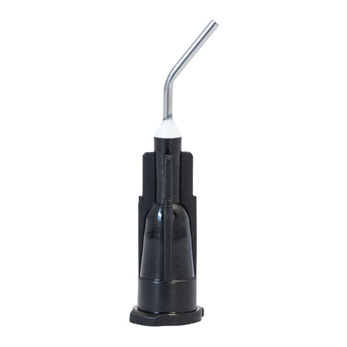 maxill Luer Lock PreBent Dispensing Tips, 20 Gauge Black (100 tips per bag)