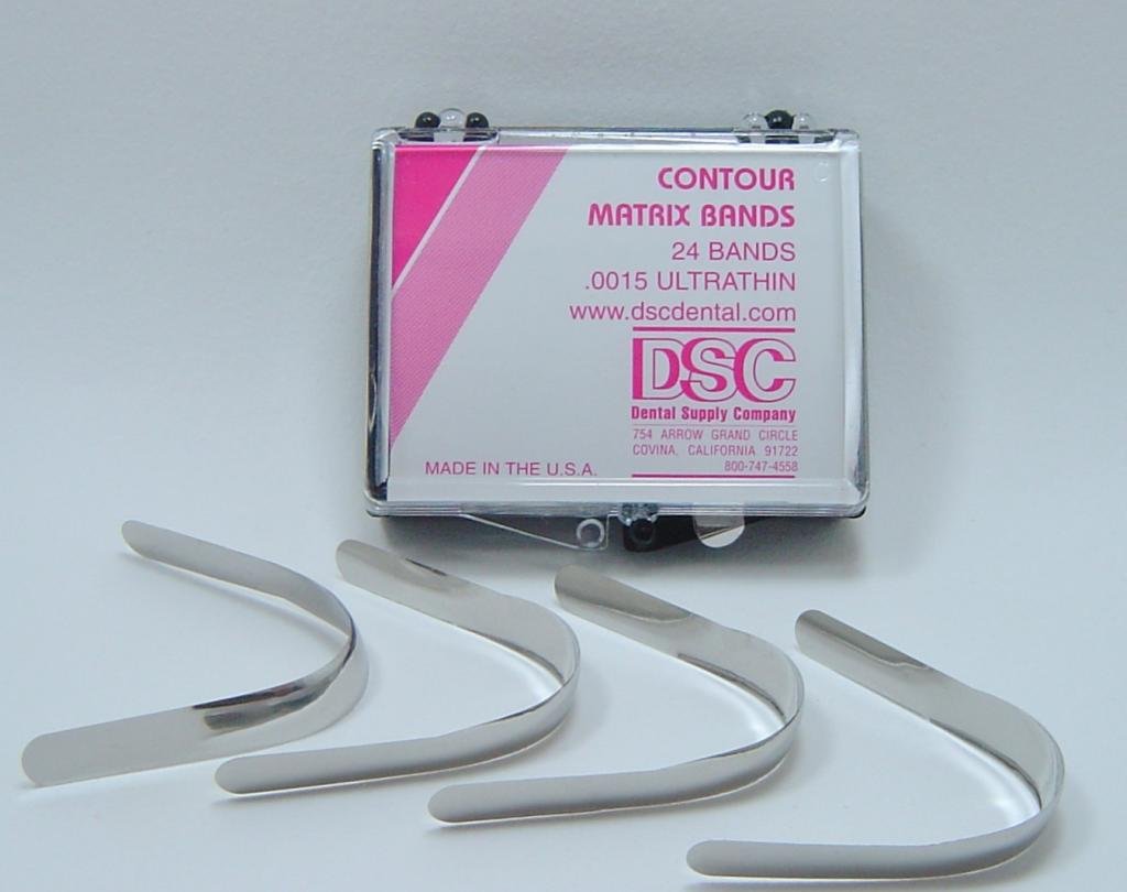 DSC contour matrix bands box, 24 bands, .0015 ultra thin, with loose bands