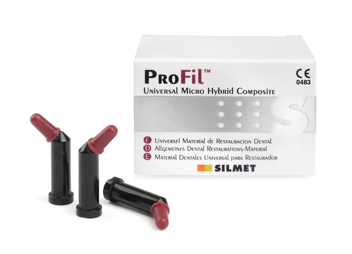 Silmet ProFil universal micro hybrid composite carton with unidose capsules