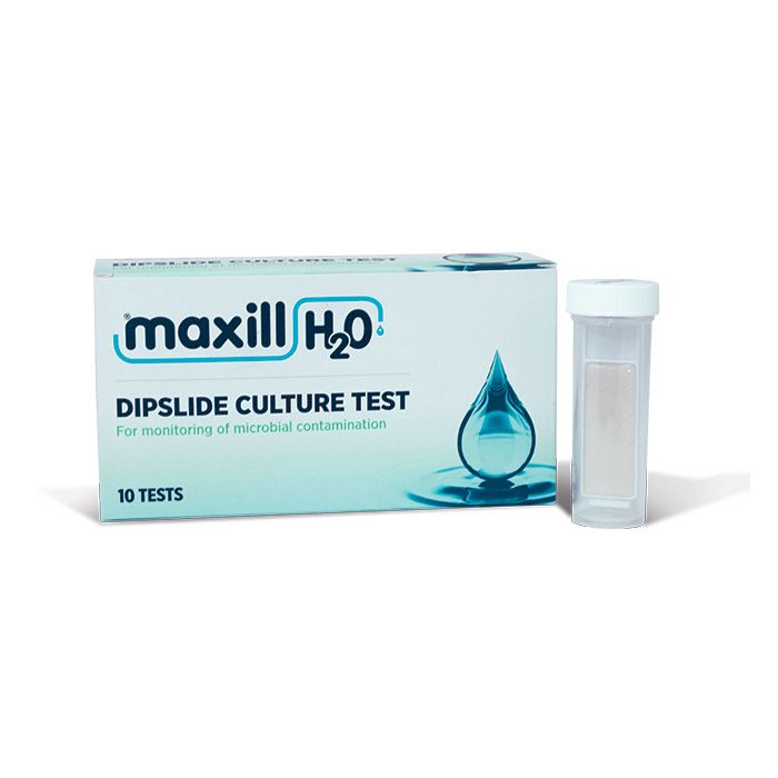 maxill H2O Dental Unit Water Lines In-Office Testing, maxill H2O Dipslide Culture Tests - 10 Pack