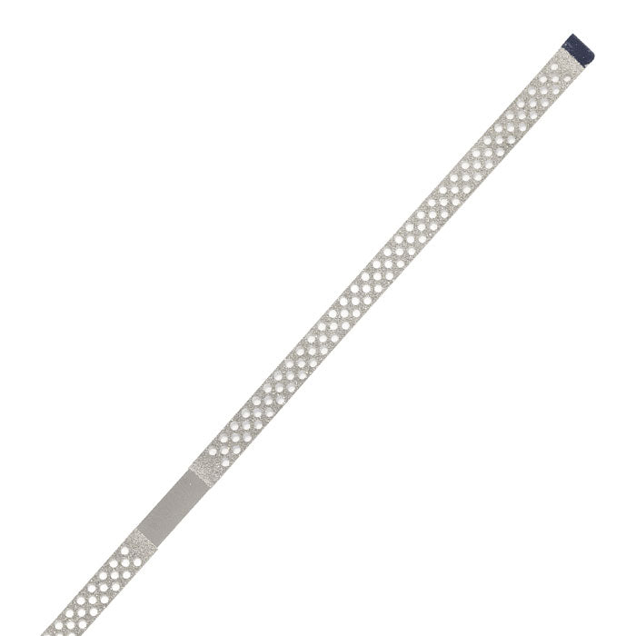 Perforated diamond strip, blue, medium grit