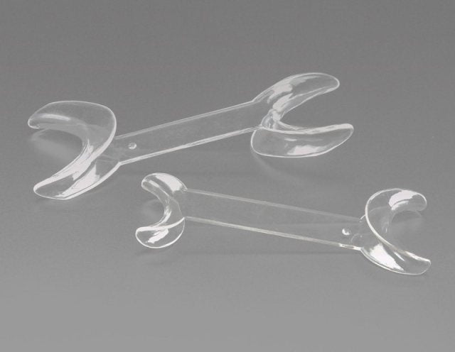Extand double-ended cheek retractors, clear