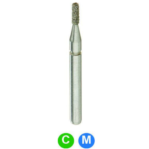 Crosstech flat end cylinder diamond bur 835/009, coarse grit