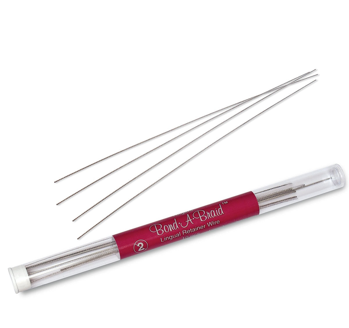 Reliance Bond-A-Braid lingual retainer wire tube with loose wires
