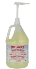 BM-6000 evacuation system cleaner concentrate 4 L bottle
