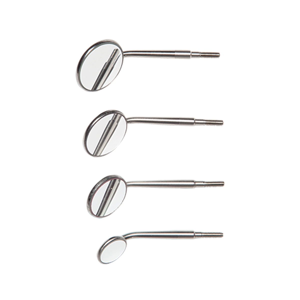 Zirc Crystal HD #5 stainless steel mirror heads, cone socket