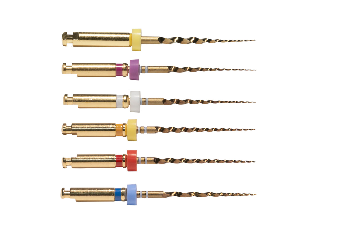 ProTaper Gold rotary files SX to F3, 21 mm
