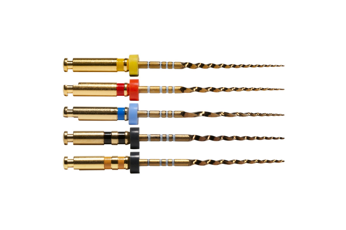 ProTaper Gold finishing files F1 to F5