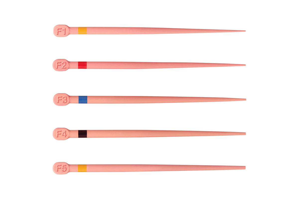 ProTaper Gold Conform Fit gutta-percha points F1 to F5