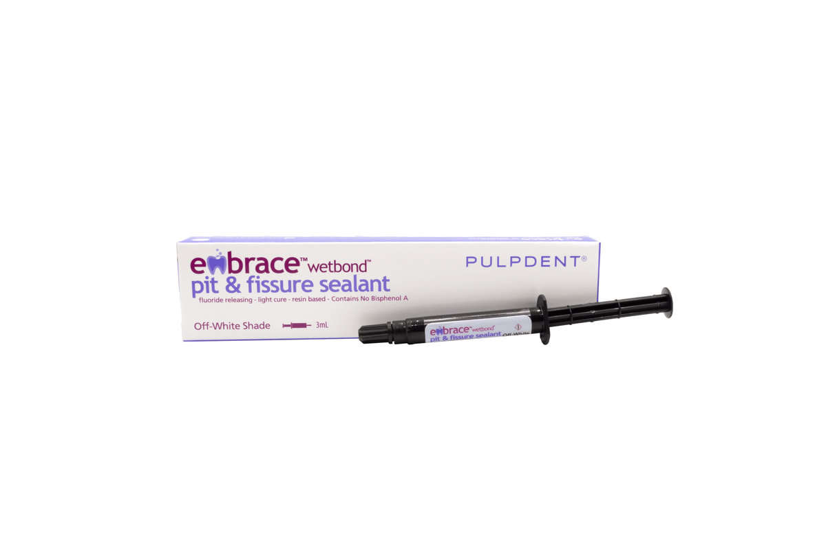 Pulpdent Embrace WetBond 3 mL syringe, off-white shade