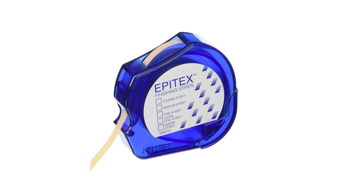 GC Epitex strip reel in its blue dispenser