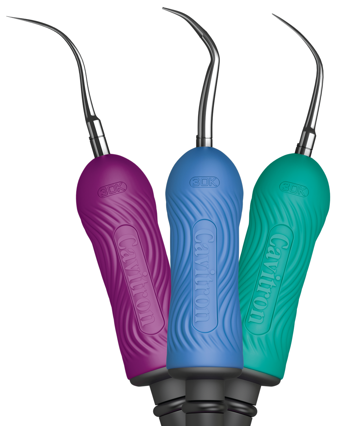 Cavitron FitGrip ultrasonic inserts fanned out
