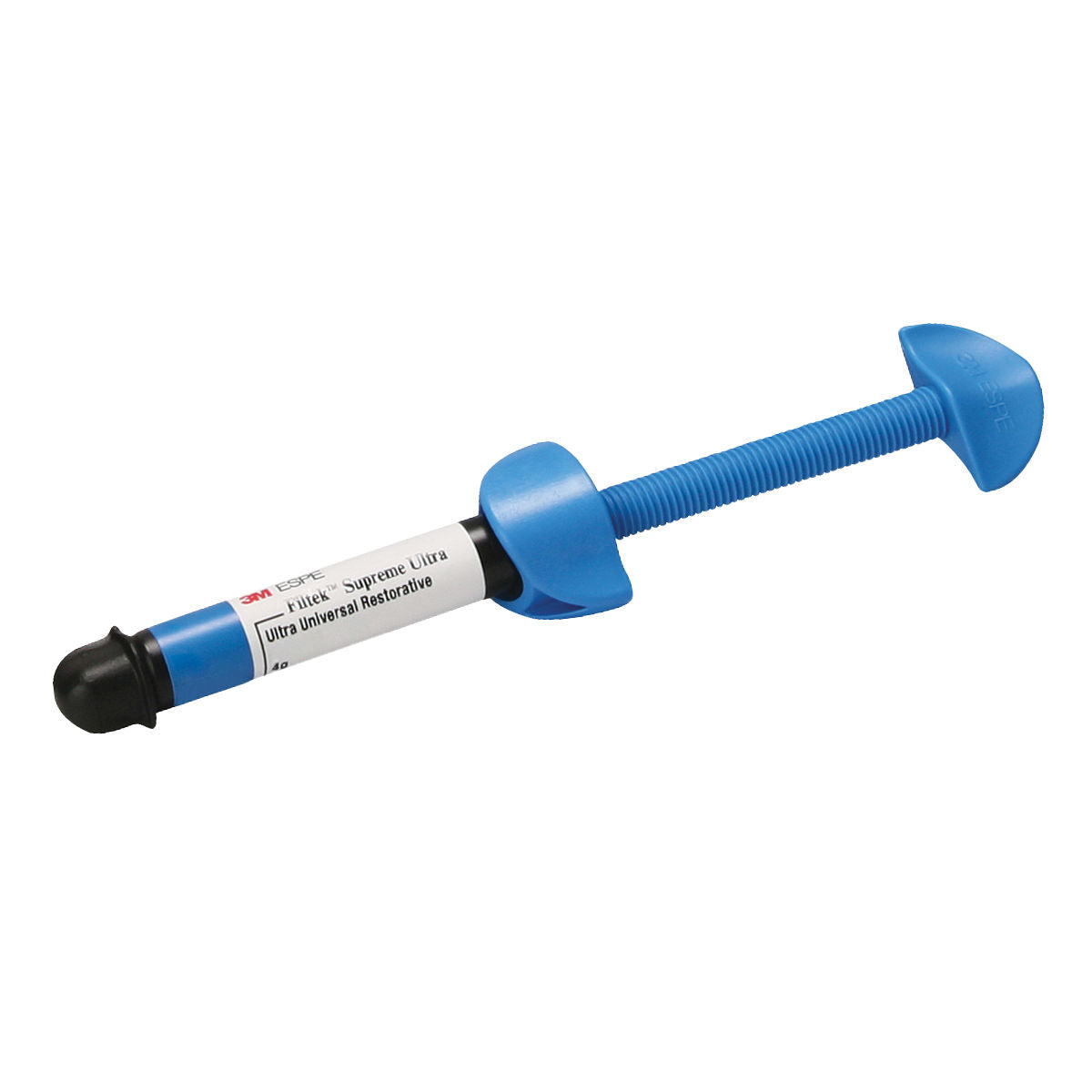 3M Filtek Supreme Ultra Universal Restorative syringe, side view
