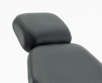 Hatch surgical dental chair, flat headrest