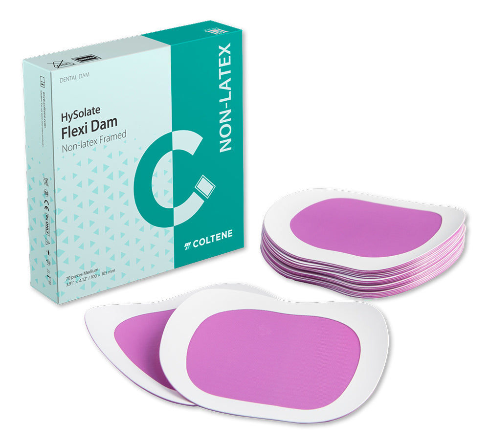 Flexi Dam non-latex dental dam, pre-framed