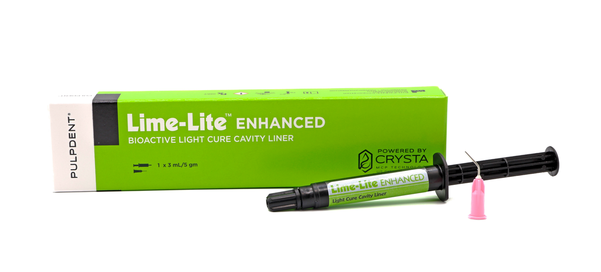 Pulpdent Lime-Lite Enhanced 3 mL syringe pack