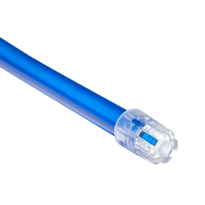 Packard Healthcare Saliva Ejectors, 100 per box (Blue with Clear Tip)