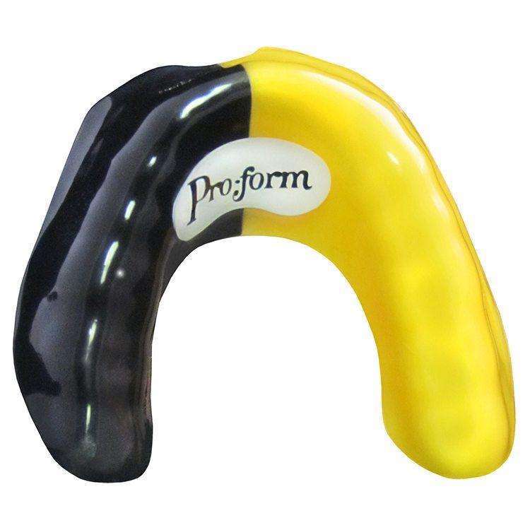 Pro-Form dual-colour mouthguard made from Keystone laminate