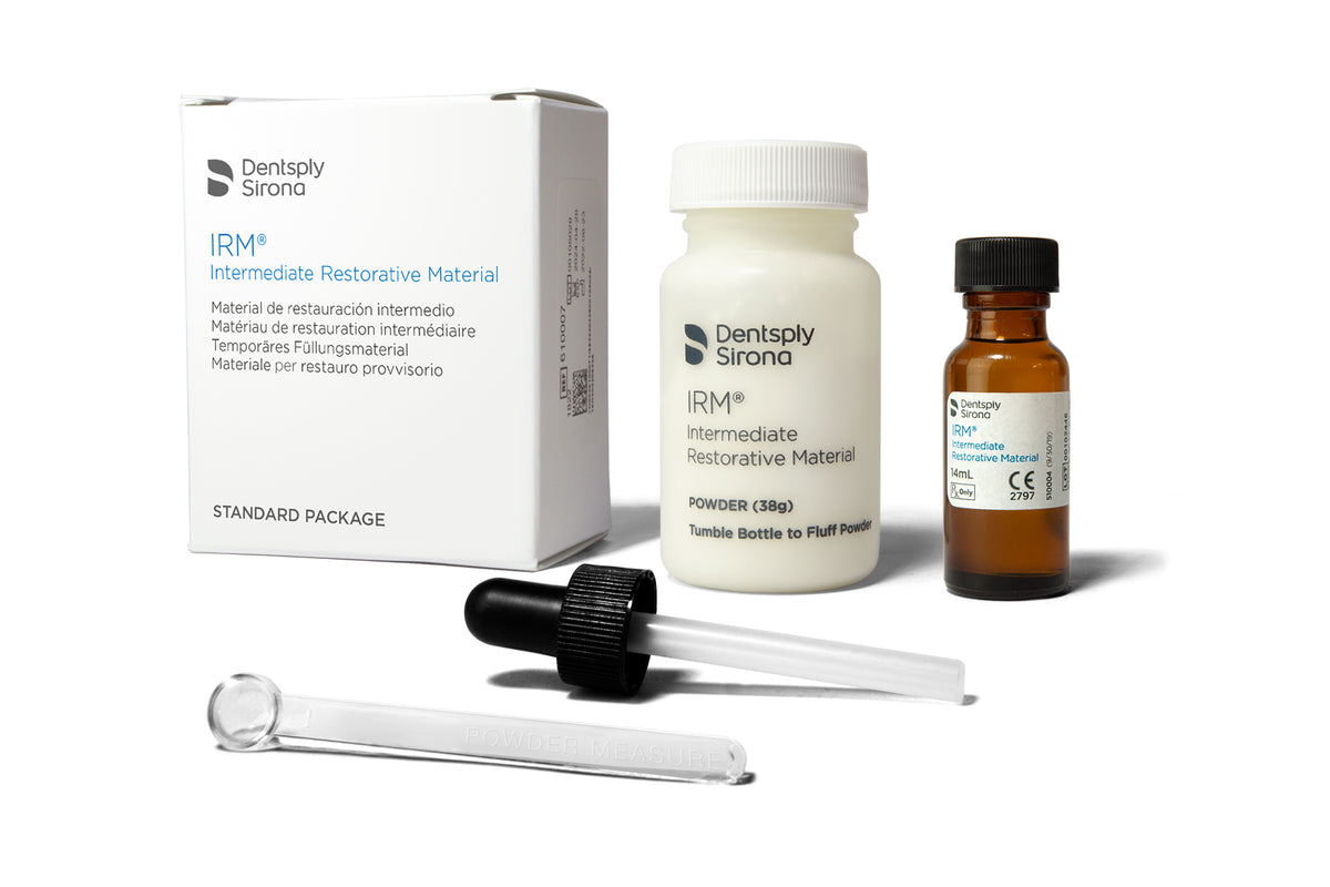 IRM standard package with powder bottle, liquid bottle, scoop and dropper