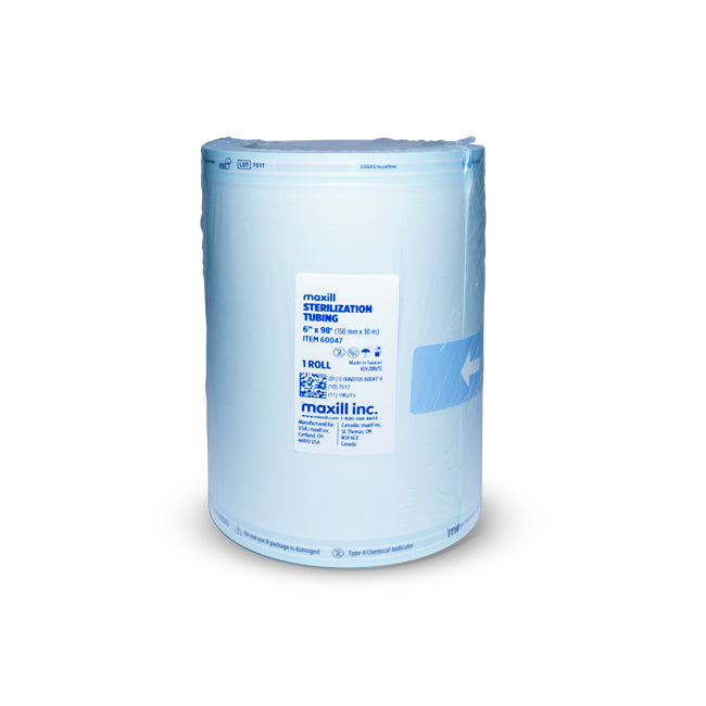maxill Sterilization Tubing, 6 in x 98 ft / 1 roll