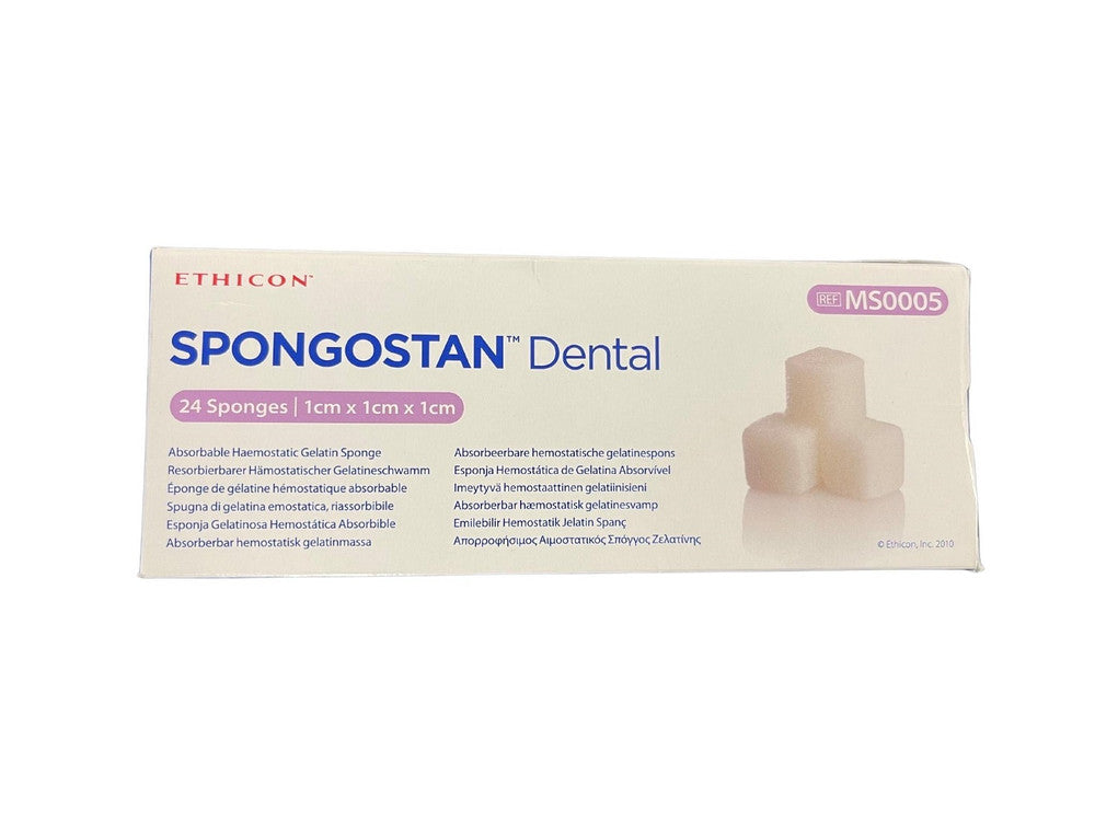 Spongostan Dental MS0005 box of 24 absorbable gelatin sponges