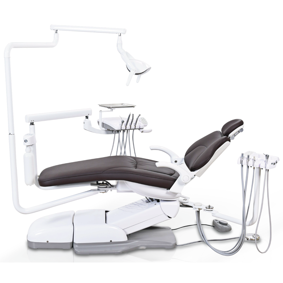 Hatch Ajax AJ16 dental chair, operating light and delivery unit