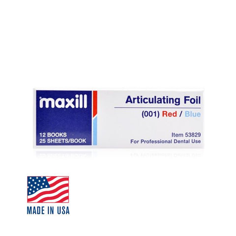 maxill Articulating Foil - Red/Blue (001)