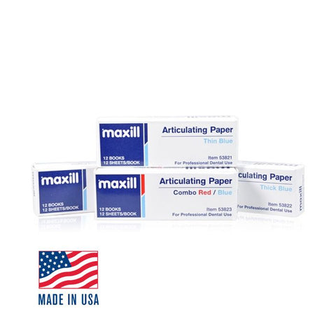 maxill Articulating Paper - Extra Thin Blue (38 microns)