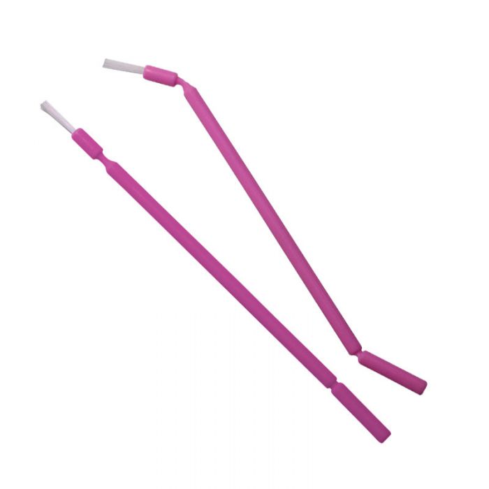 maxill Bendable Applicator Brushes, Pink - 100 per tube
