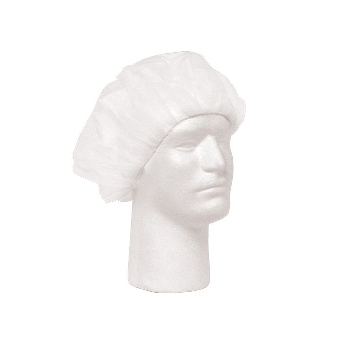maxill aquist Bouffant Caps, 21 in Universal White - 100 caps per bag